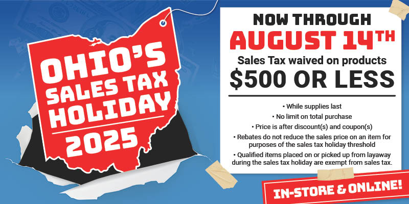Ohio Sales Tax Holiday